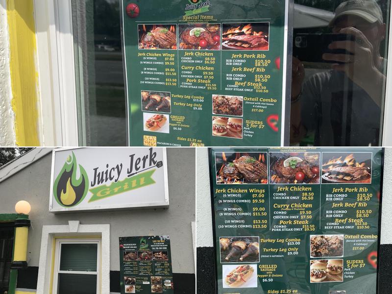 JUICY JERK GRILL Menu