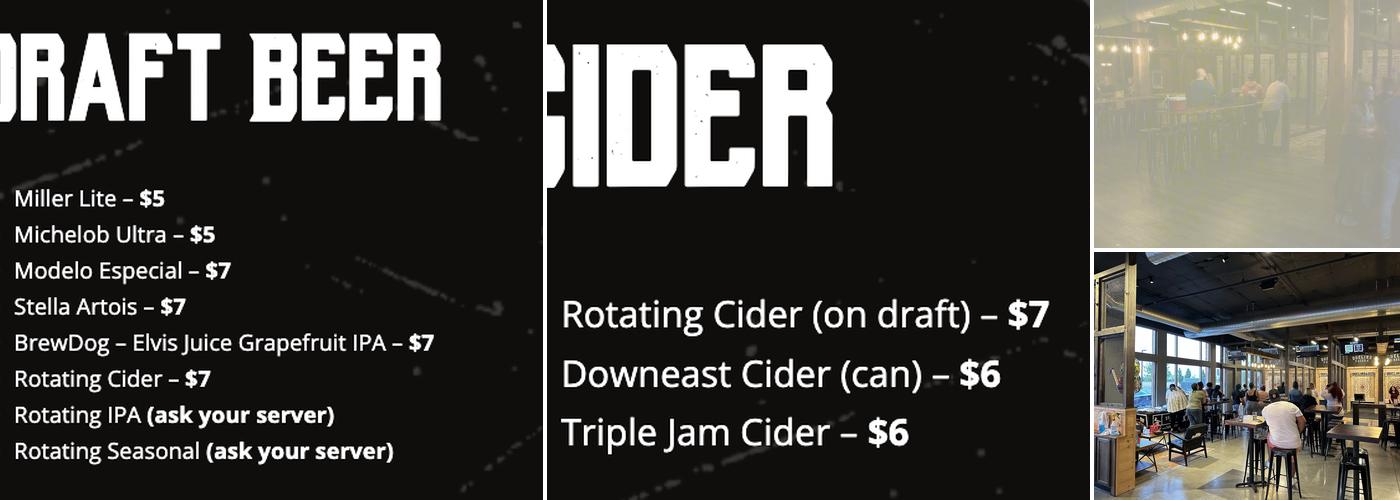 Dueling Axes - New Albany | Axe Throwing Bar Menu