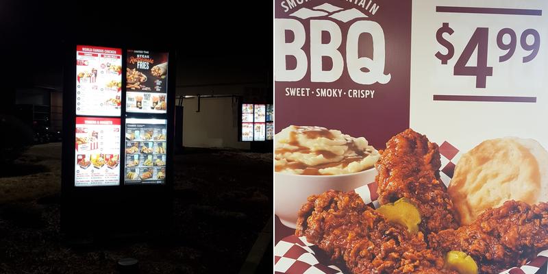 KFC Menu