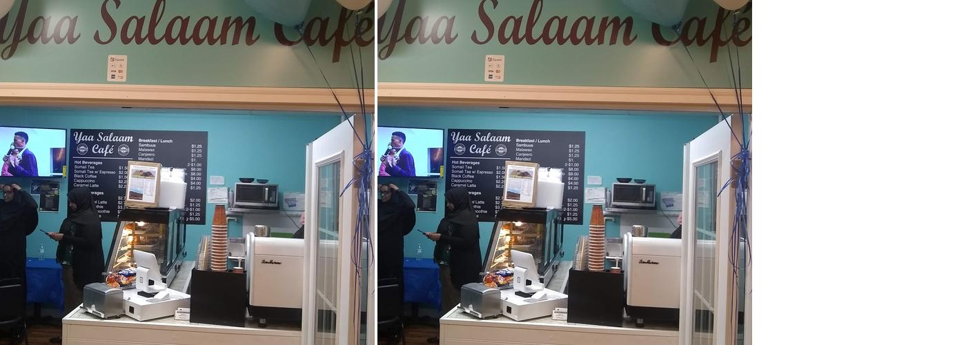 Yaa Salaam Cafe Menu