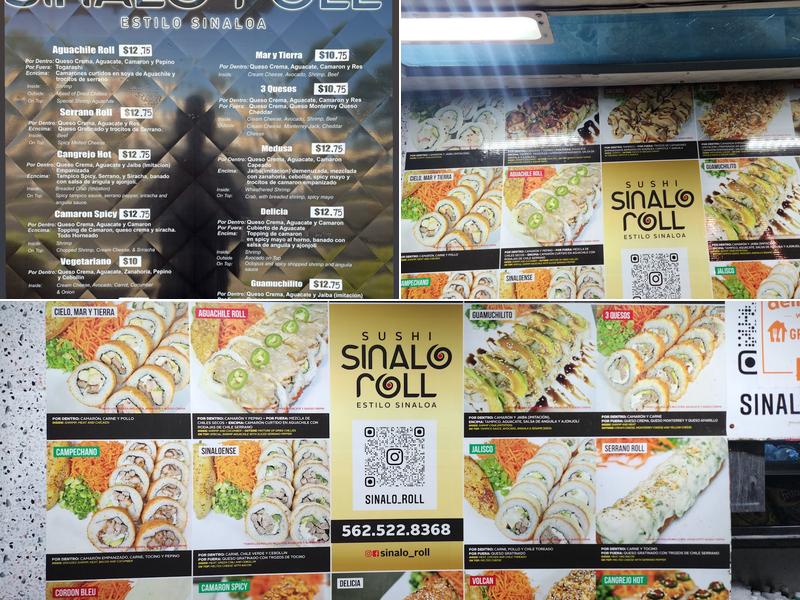 Sushi Sinalo Roll Menu