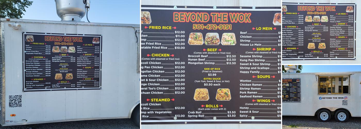 Beyond The Wok Menu