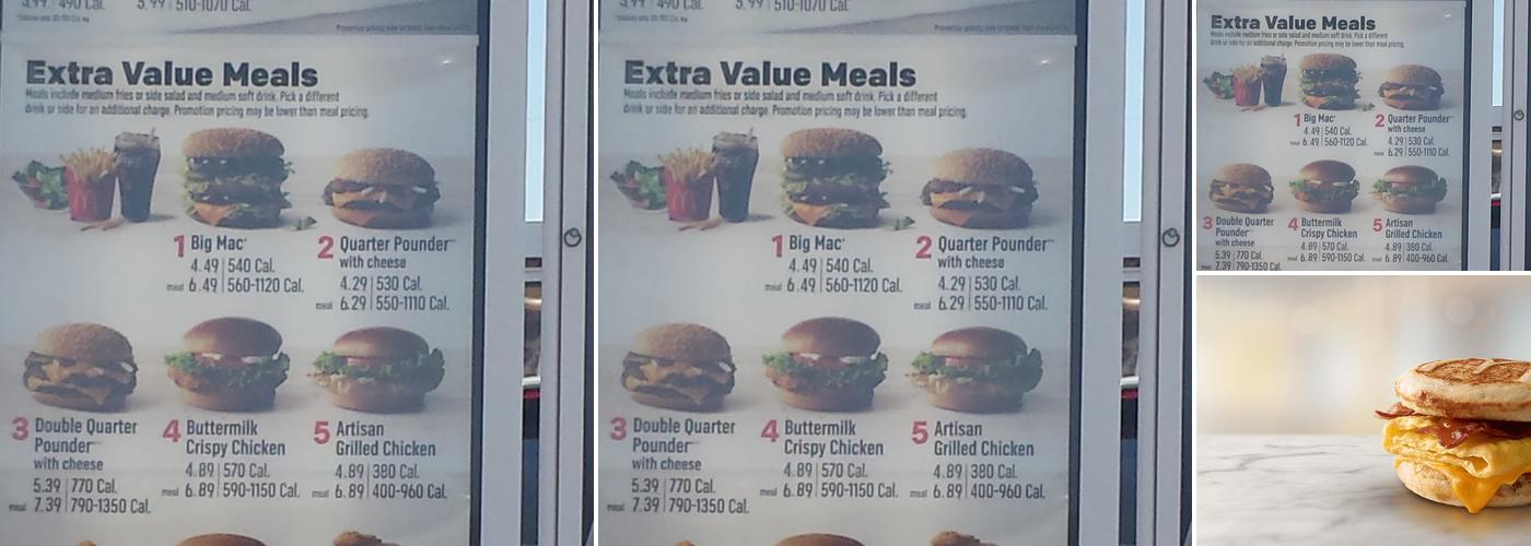 McDonald's Menu