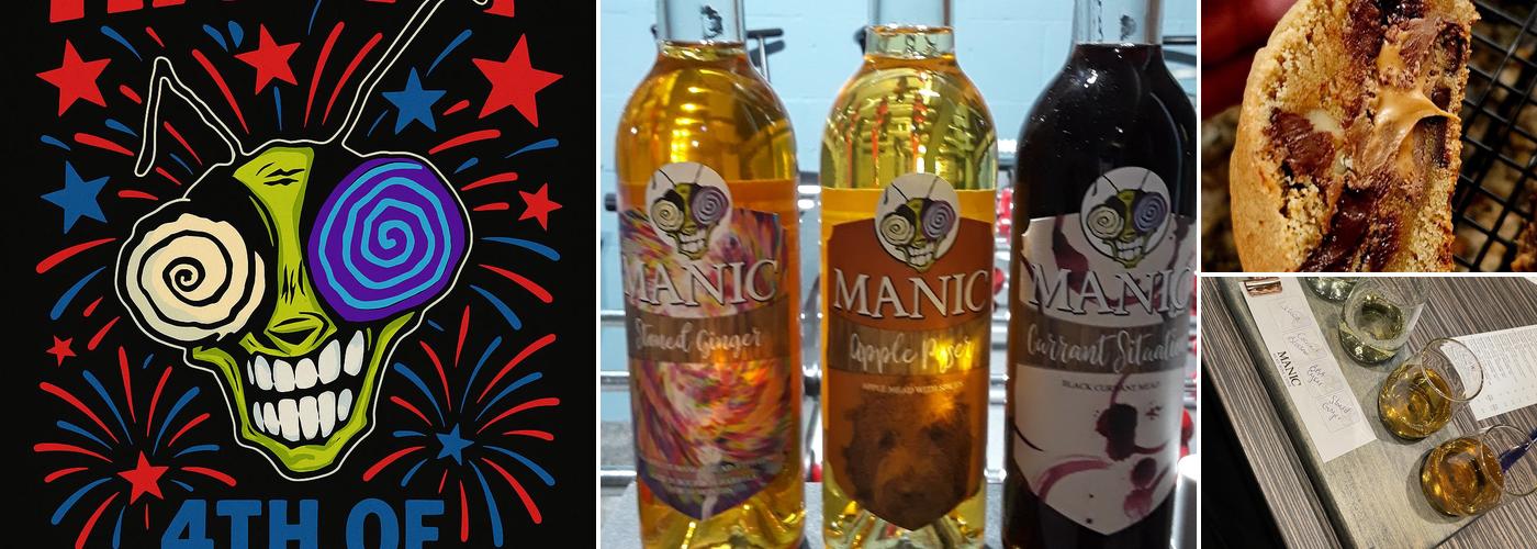 Manic Mead. Wine. Cider