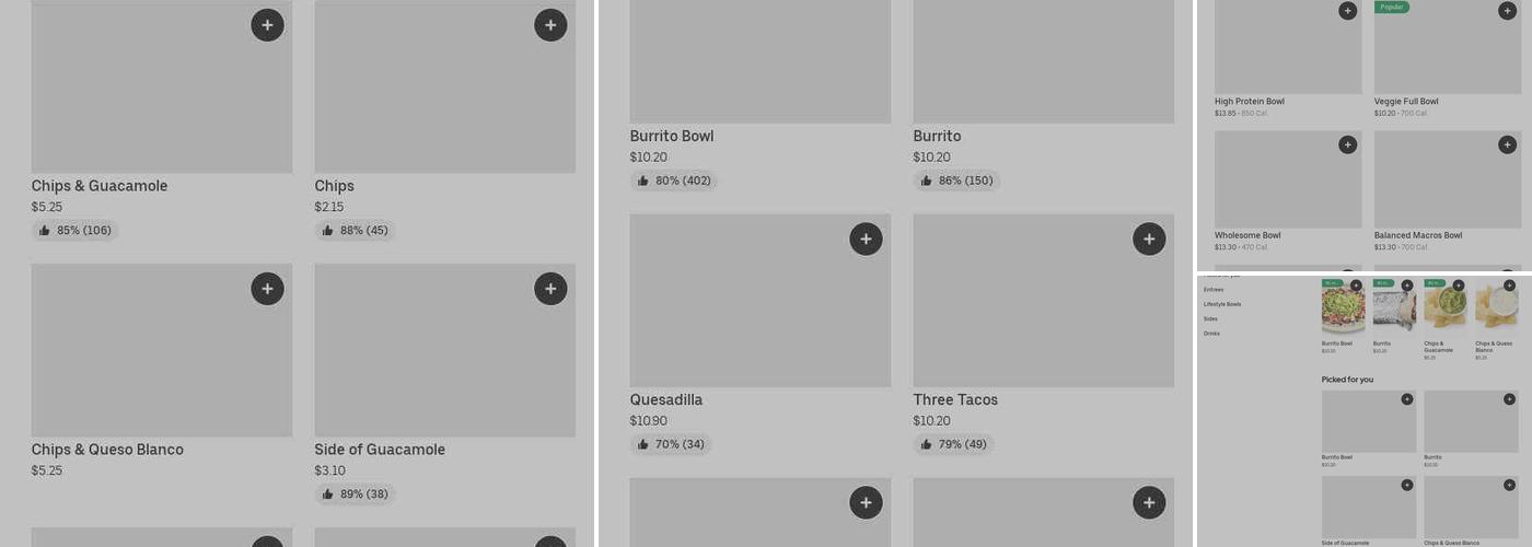 Chipotle Mexican Grill Menu