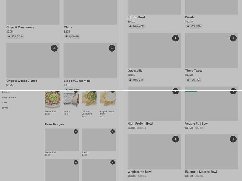 Chipotle Mexican Grill Menu