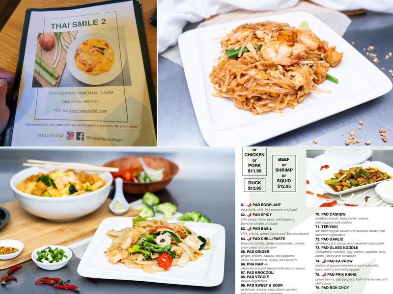 Thai Smile 2 Menu