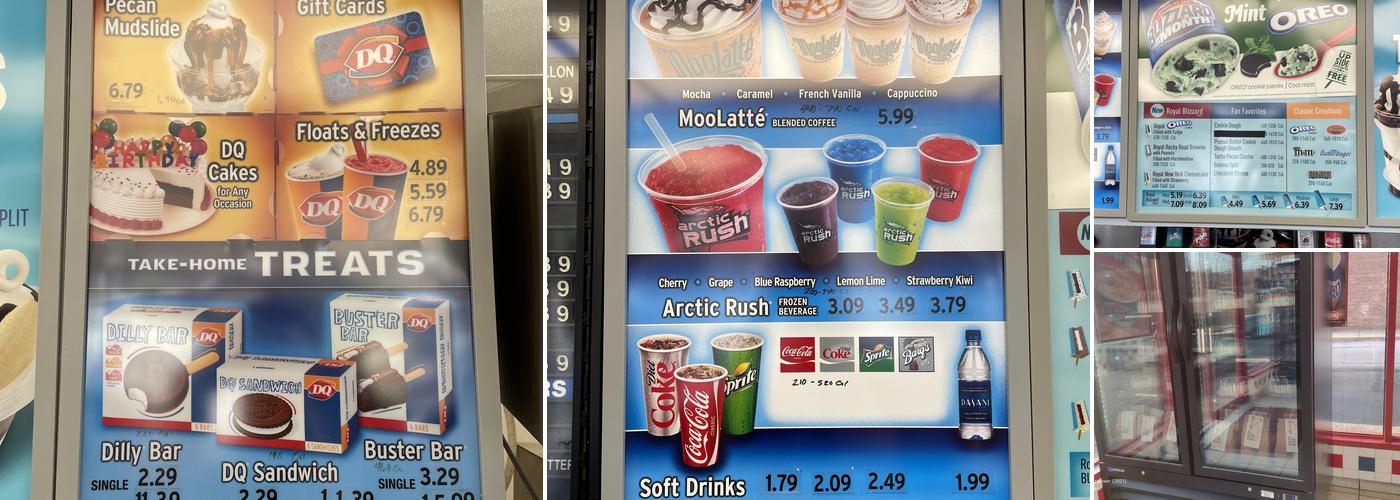 Dairy Queen Store Menu