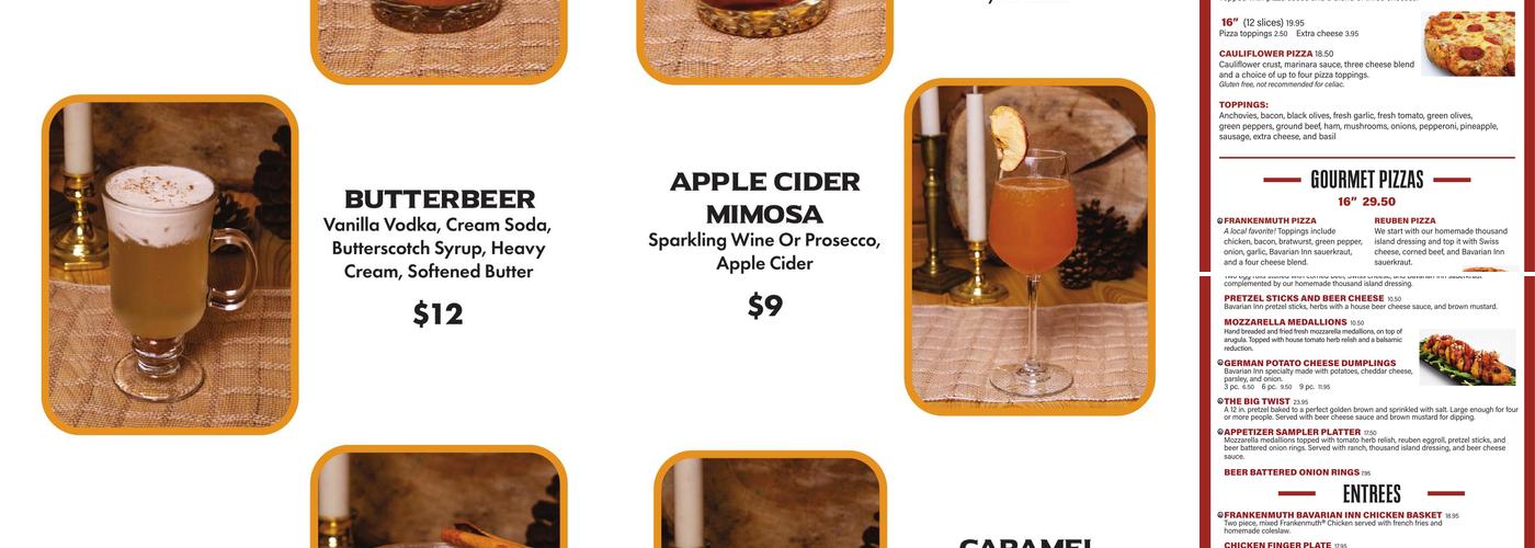 Lorelei Lounge Menu
