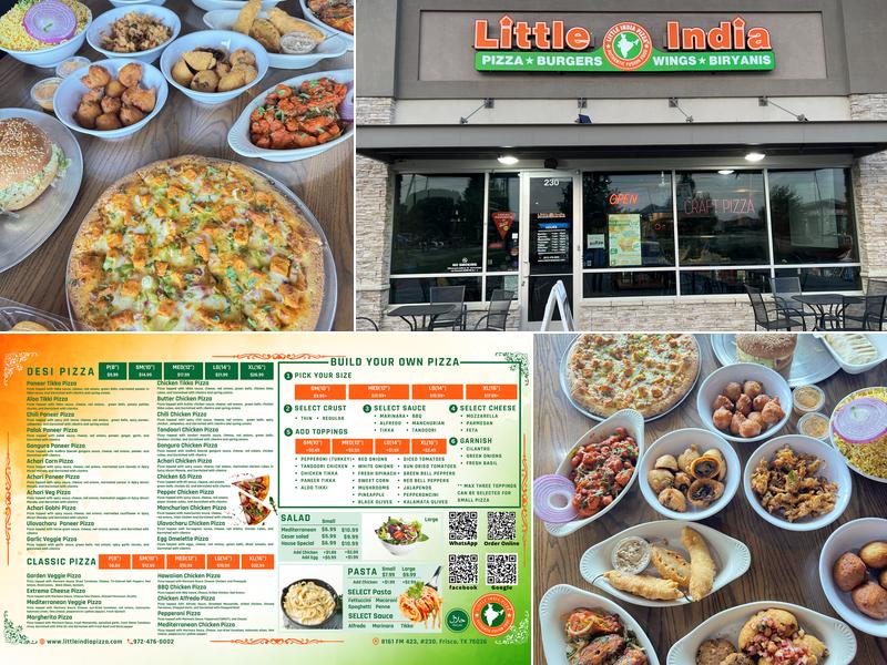 LITTLE INDIA PIZZA Menu