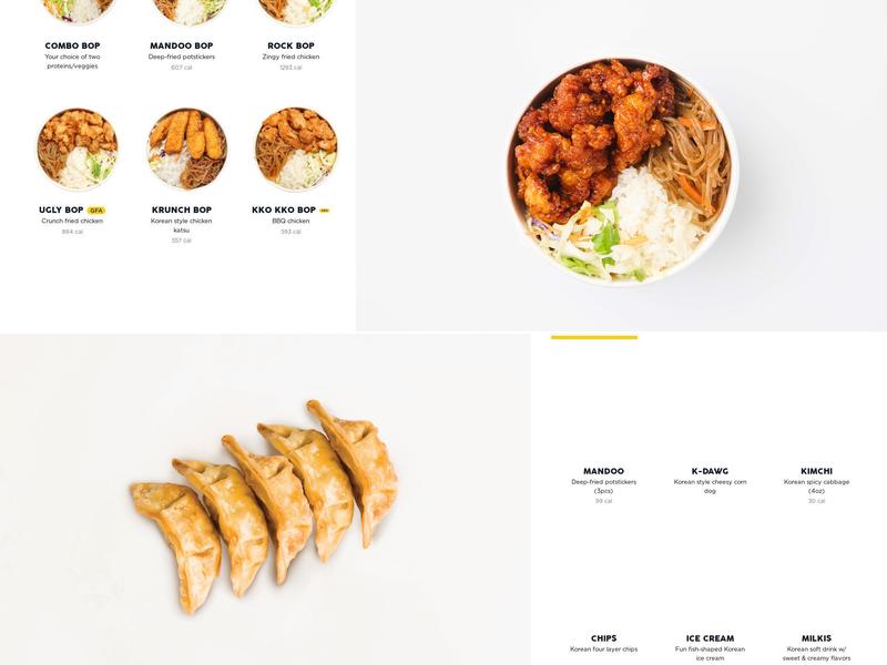 Cupbop - Korean BBQ in a Cup Menu