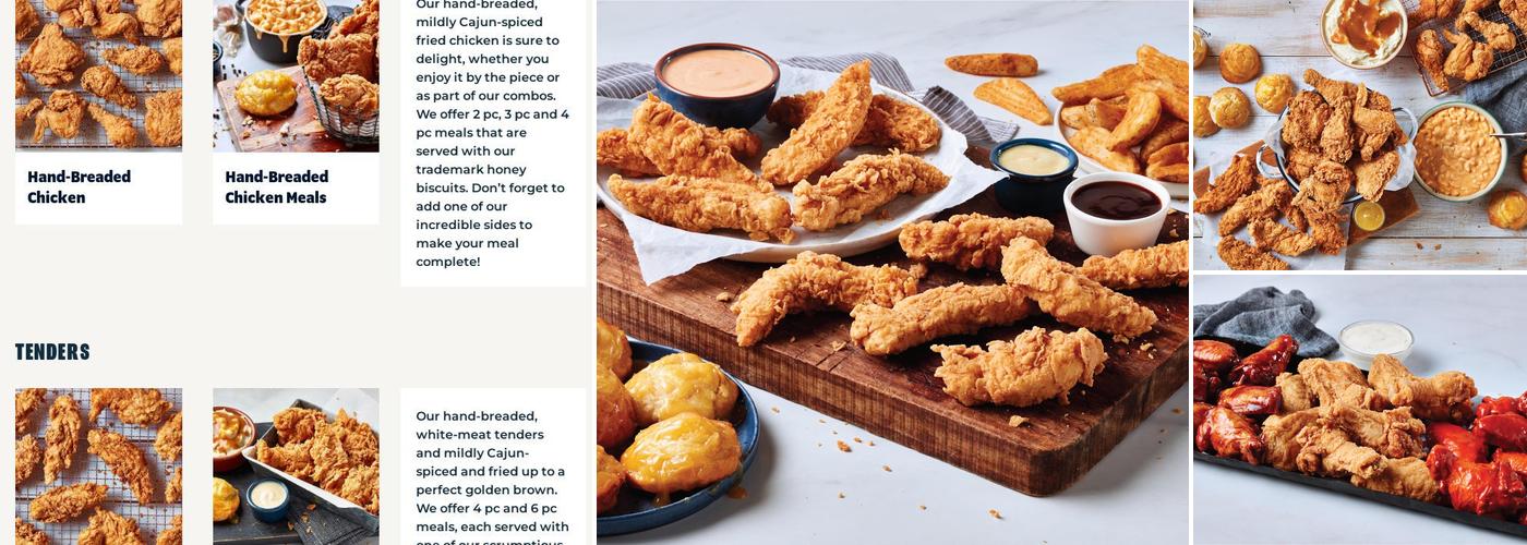 Krispy Krunchy Chicken Menu