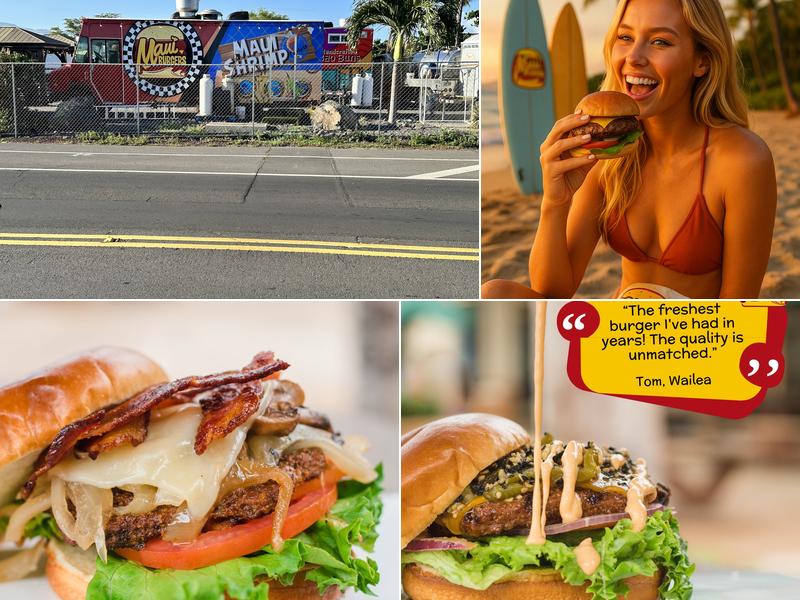 Maui Burgers and Maui Shrimp