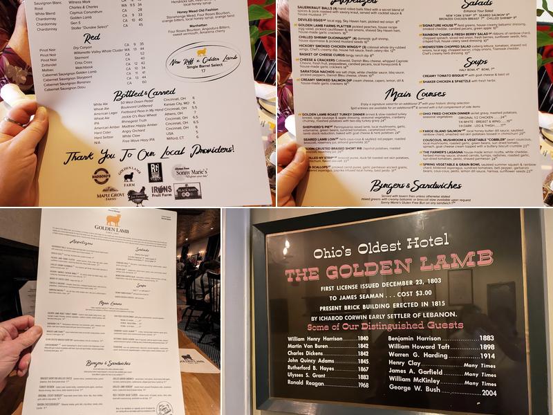 Black Horse Tavern Menu