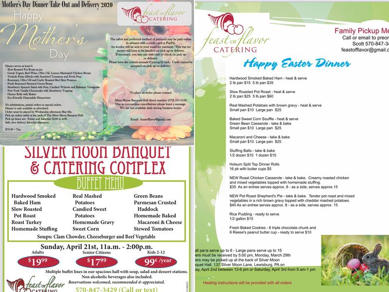 Feast Of Flavor Catering Menu