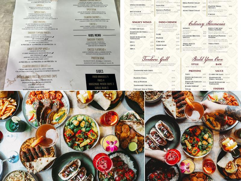 Singh's Kitchen Menu