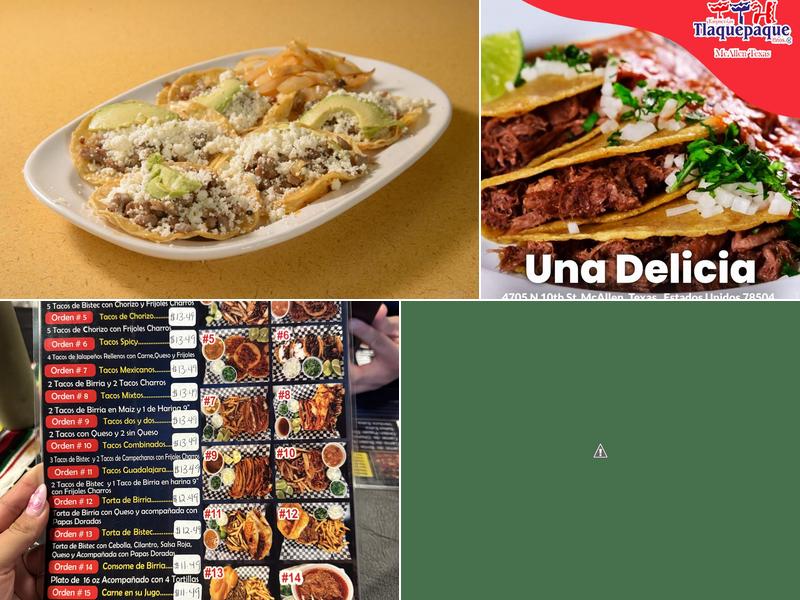 Taquerias Tlaquepaque Hnos Menu