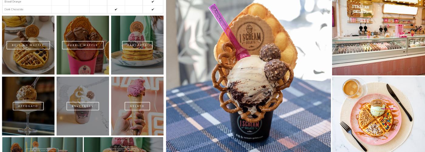 I Scream Gelato - Miami, FL Menu
