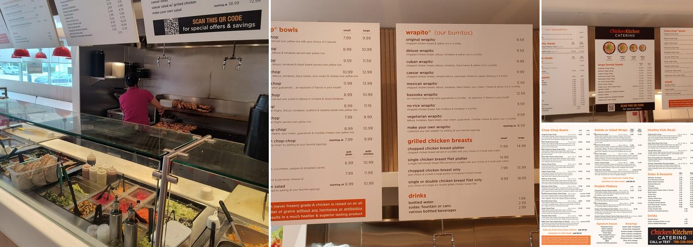 Chicken Kitchen Menu