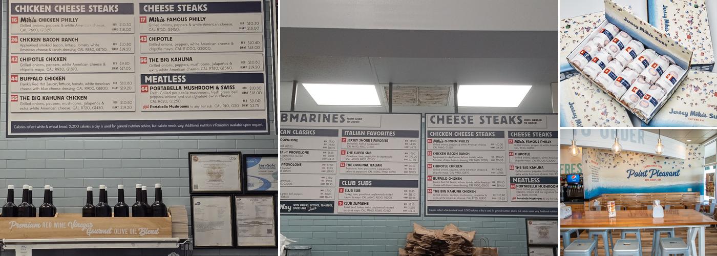 Jersey Mike's Subs Menu