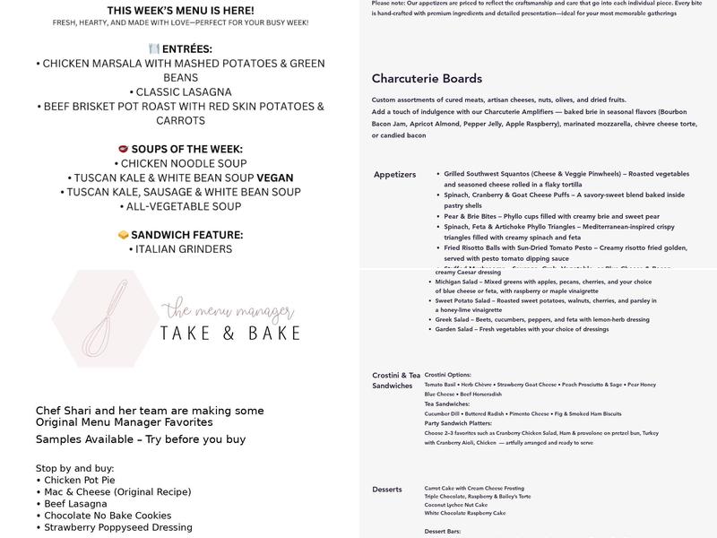 Menu Manager Menu