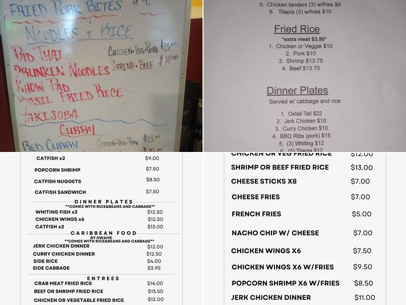 Ellie's Restaurant Lounge Menu