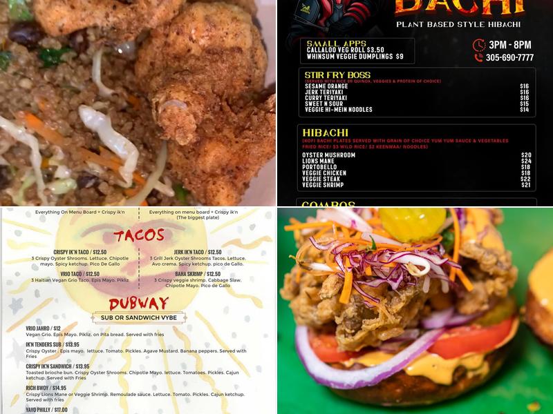 DUB N GRUB| PLANT-BASED Menu