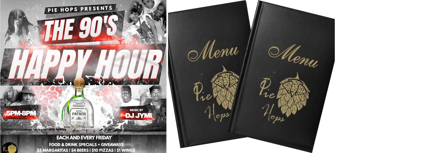 Pie Hops Menu