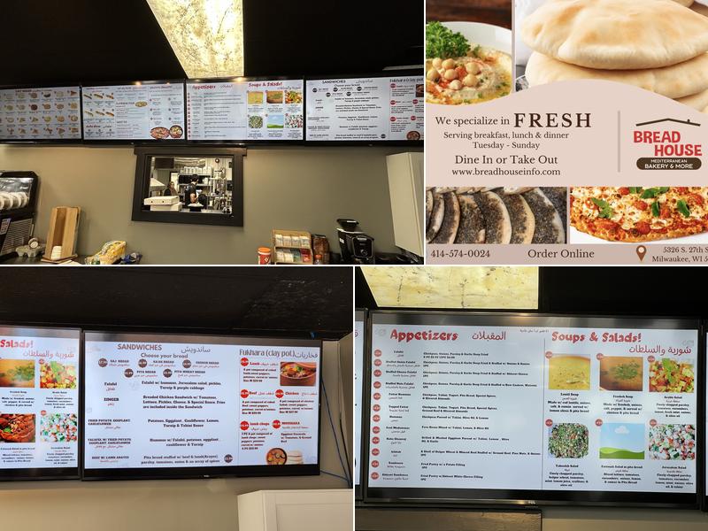 Bread House Menu