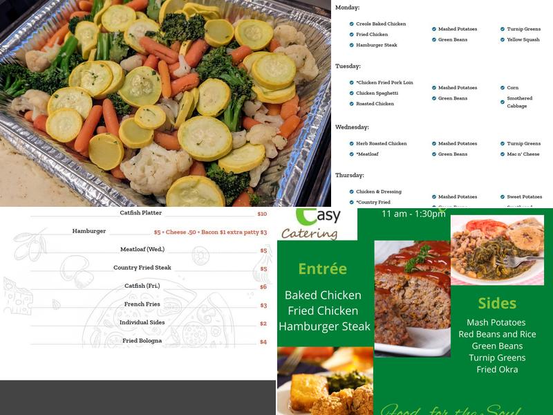 Little Easy Catering Menu