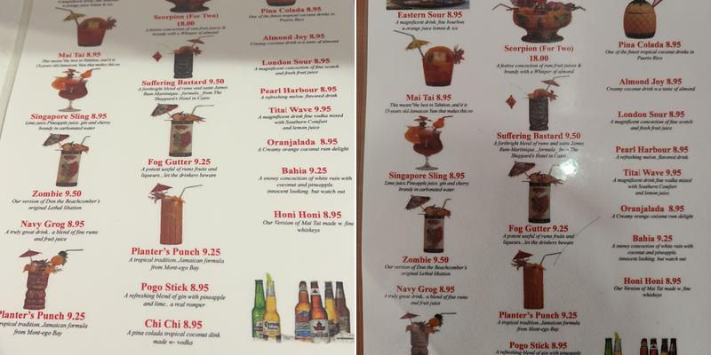 Feng Lee Garden Menu