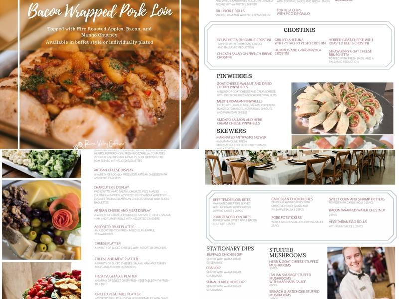 River Valley Catering - River Falls, WI Menu