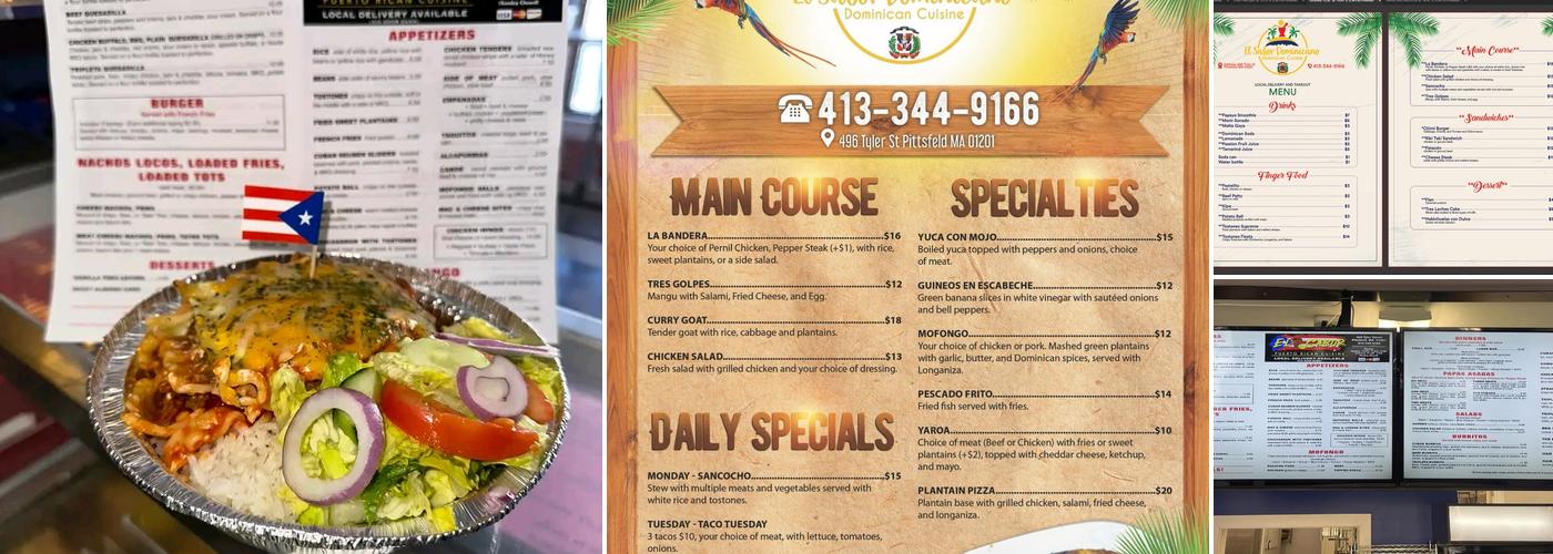 El Sabor Dominicano Menu