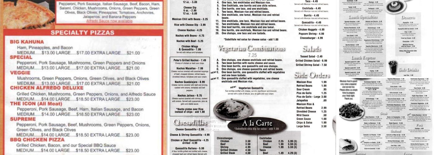 Flytes Brewhouse Menu