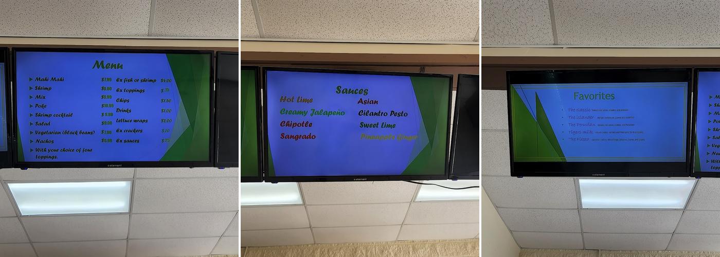 Ceviche Ceviche Menu