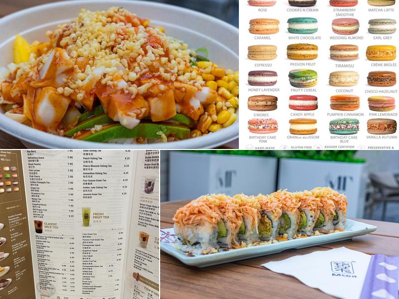 MTea Sushi & Dessert Menu