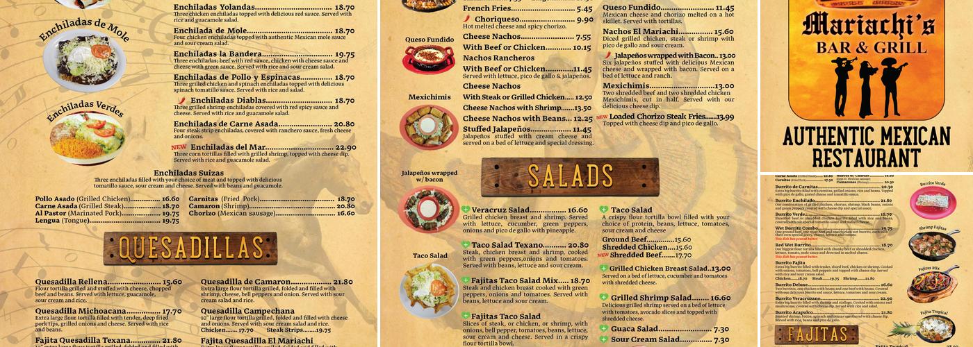 Los Mariachis Bar & Grill Menu