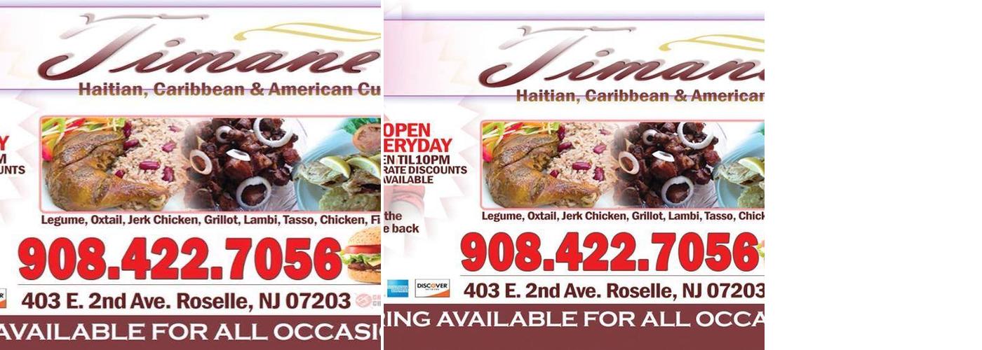 Timane's Takeout & Catering Menu