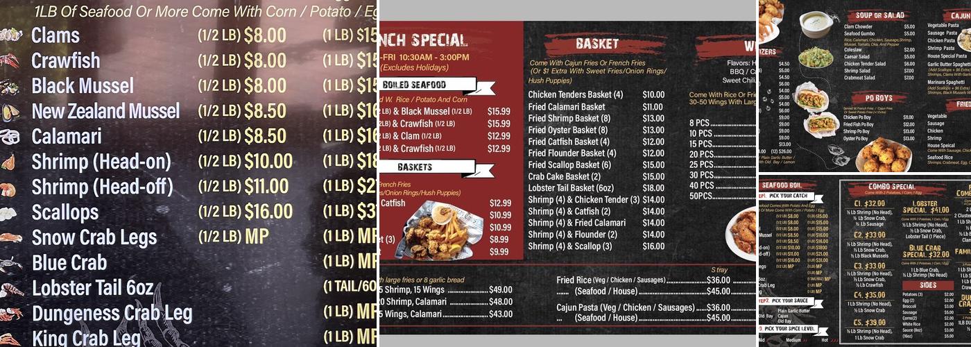 Cajun Express Menu