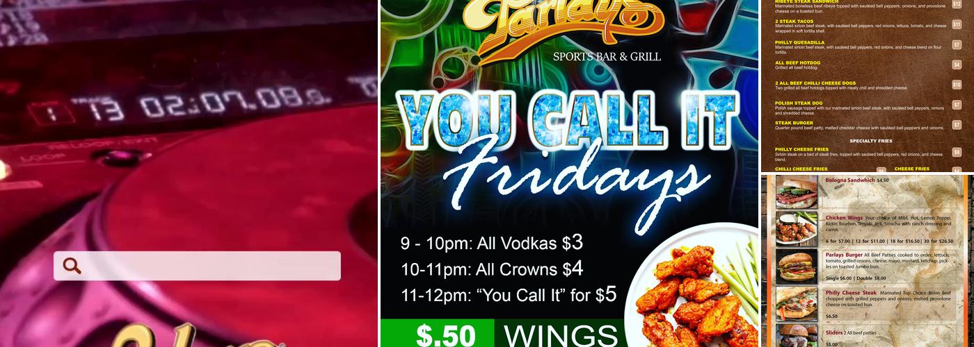 Parlays Menu