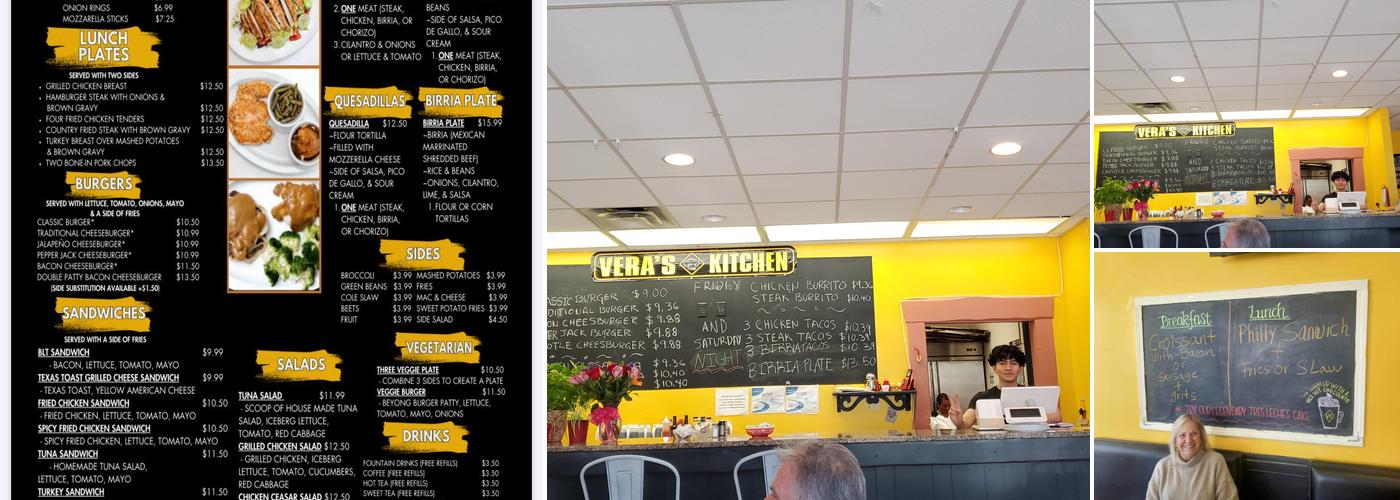 Vera's Kitchen Menu
