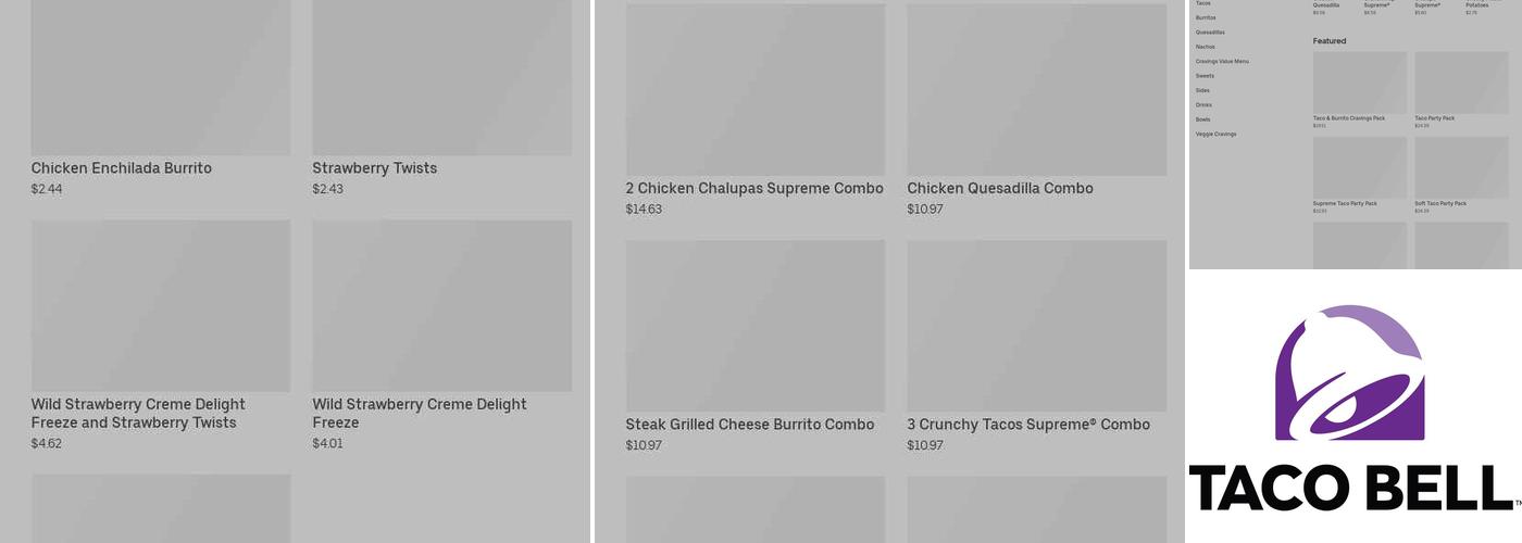 Taco Bell Menu