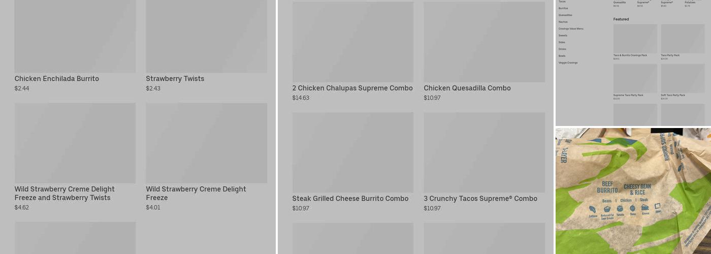 Taco Bell Menu