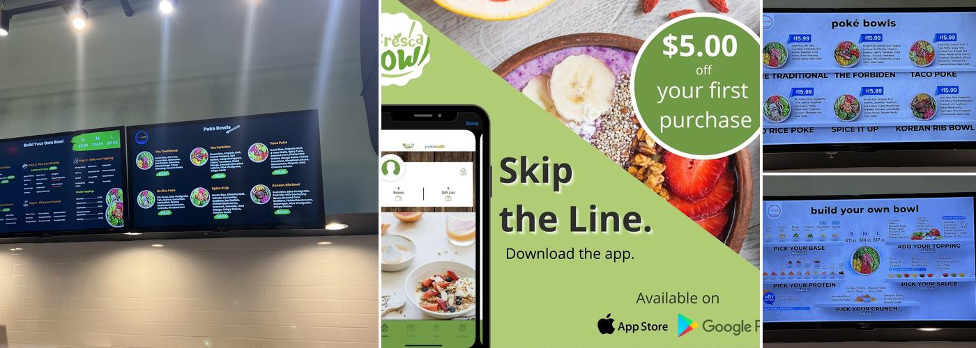 Fresca Bowl & Poke Mahi Menu