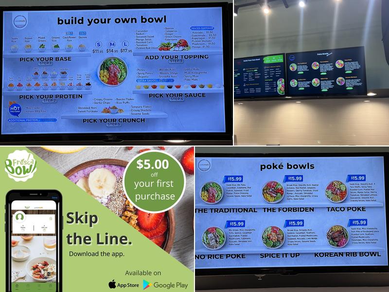 Fresca Bowl & Poke Mahi Menu