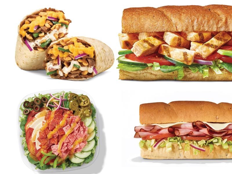 Subway Menu