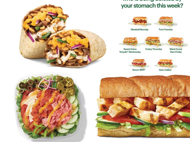 Subway Menu