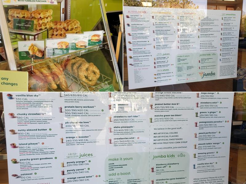 Jamba Menu