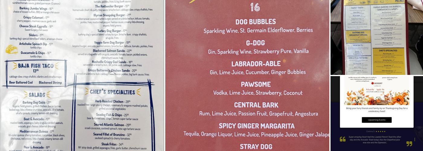 Barking Dog Hell’s Kitchen Menu
