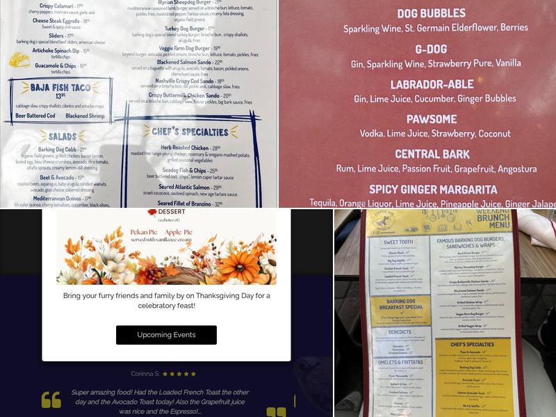 Barking Dog Hell’s Kitchen Menu